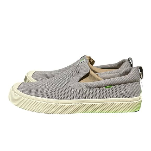 Cariuma Mens 9.5 IBI Slip On Shoes Grey Bamboo Knit Sneakers Unisex Women’s 11 - Picture 5 of 12